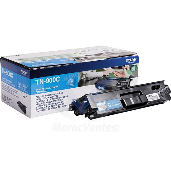 Cartouche de Toner Cyan Imprime 6000 Pages TN-900C
