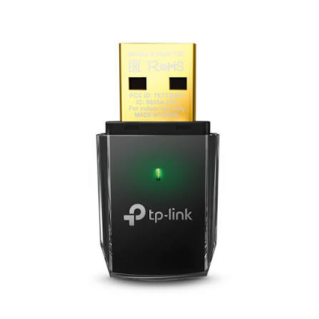 TP-LINK AC600 HIGH GAIN WIRELESS DUAL BAND USB ADAPTER ARCHER T2U PLUS