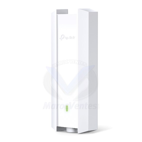 Tplink AX1800 Indoor/Outdoor Dual-Band Wi-Fi 6 Access Point PORT: 1× Gigabit RJ45 PortSPEED: 574Mbps at 2.4 GHz + 1201 Mbps at 5 GHzFEATURE: 802.3at PoE and Passive PoE, IP67 Weatherproof, 4×Internal Antennas, Mesh, Seamless Roaming, MU-MIMO, Band S EAP61