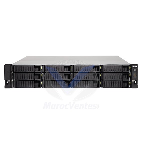 Serveur NAS 12 baies 4GB DDR3L et alimentation redondante (sans disque dur) TS-1263XU-RP-4G