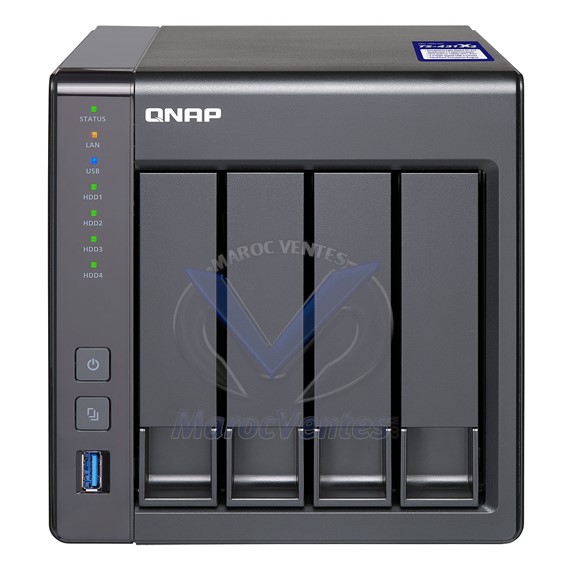 Serveur NAS 4 baies 2 Go de RAM SATA III SFP + 10 GbE USB 3.0 TS-431X2-2G