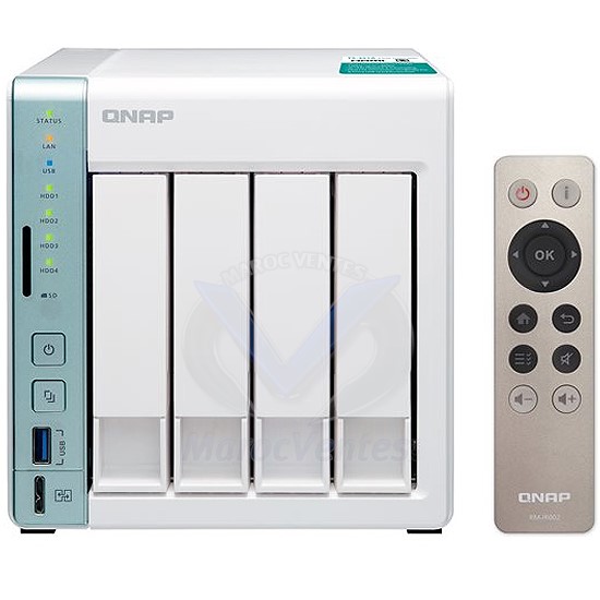 Serveur Nas 4 Baies (boitier nu) avec 4 Go de RAM TS-451A-4G