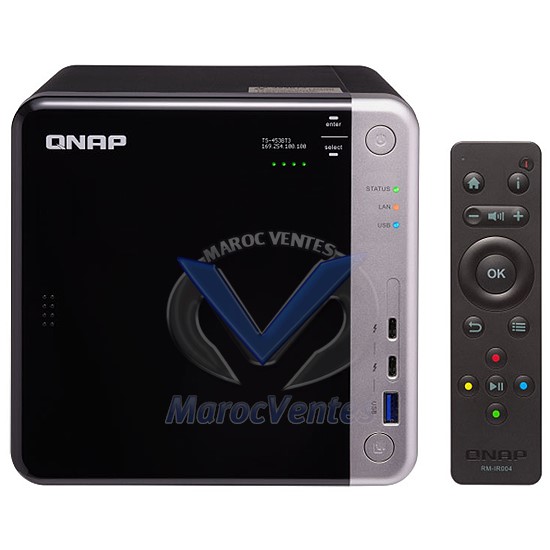 Serveur NAS 4 Baies 8 Go sans Disque Dur TS-453BT3