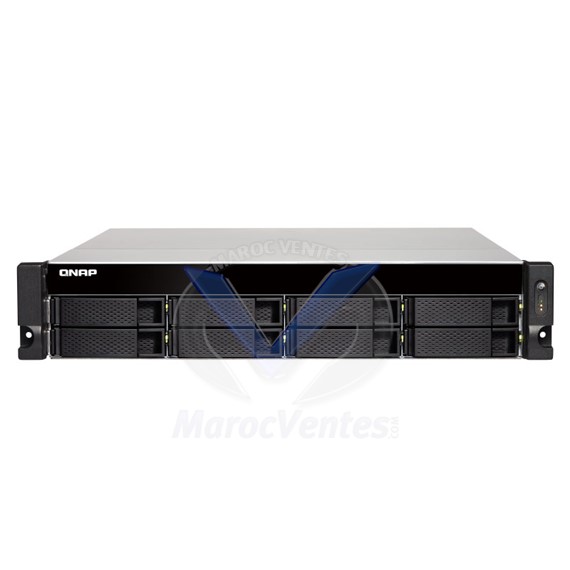 Serveur NAS 8 baies RAM 4GB DDR3L et alimentation redondante (sans disque dur) TS-863XU-RP-4G