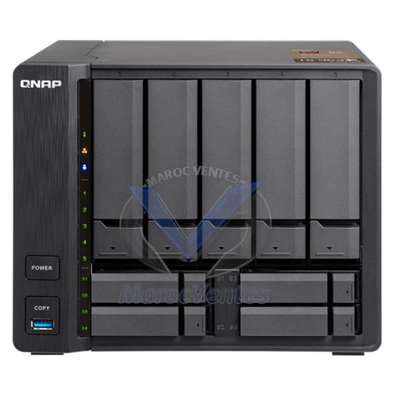 Serveur NAS 9 baies (sans disque dur) avec 2GB DDR3 TS-963X-8G
