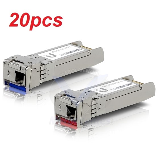Module fibre optique SFP + SFP + BiDi monomode U Fibre 10 Gbps 10KM RX / TX  20 pièces UF-SM-10G-S-20