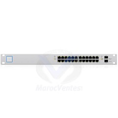 Switch 24 ports Gigabit PoE + géré par UniFi avec 2 SFP