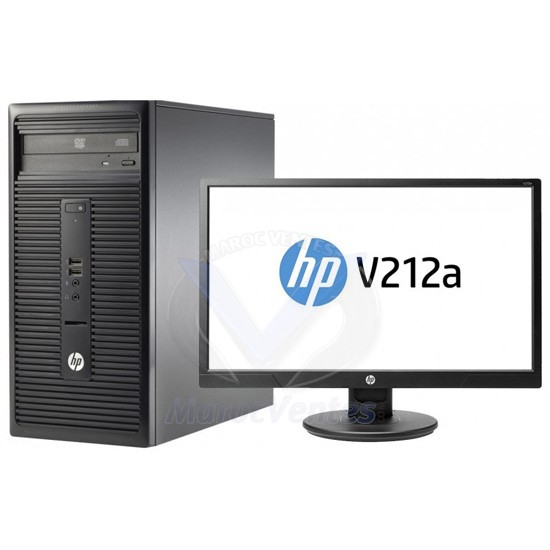 HP 280 G2 Processeur Intel i3-6100 a 3,6Ghz Disque dur 500 + Ecran LED V212a 20,7" V7Q87EA