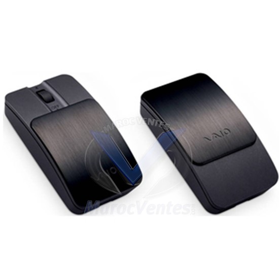 Souris - laser - 2 boutons - sans fil - Bluetooth, 2.4 GHz - noir VGP-BMS10/B