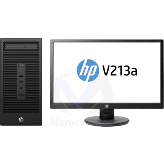 PC Bureau 280 G2 MT Intel Pentium G4400 FreeDos + Ecran 20.7" W4A41EA