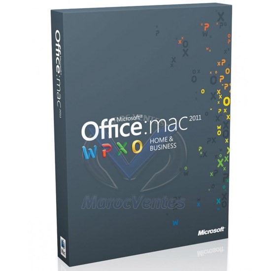 MS Office Mac Home Business 1PK 2011 French Afr/Latam EM DVD W6F-00212