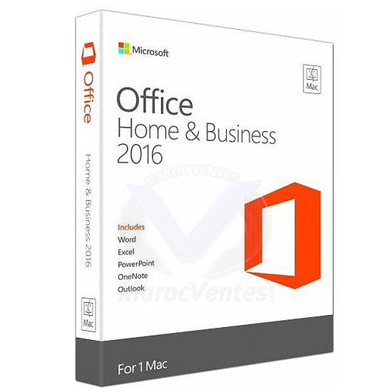 MS Off Mac Home Business 1PK 2016 French Africa Only Mediale W6F-00664