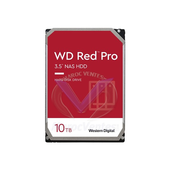 Disque dur Red Pro NAS 10 To interne 3.5" SATA 6Gb/ 7200 tr/min WD102KFBX
