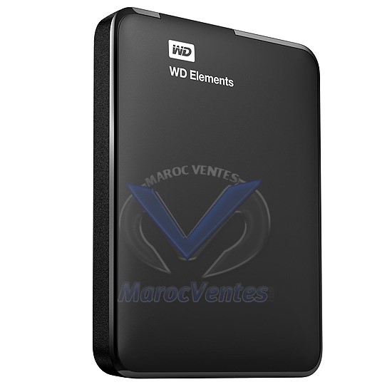 Disque dur externe 2.5" sur port USB 3.0 / USB 2.0 WDBUZG5000ABK
