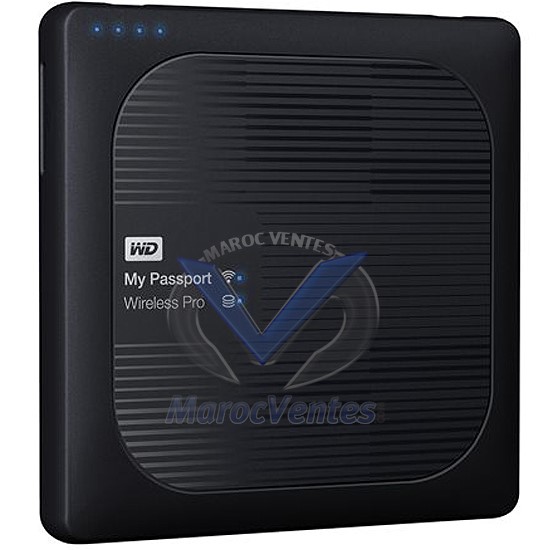 Disque Dur Externe Portable HDD My Passport Wireless Pro 1 To WIFI USB 3.0 WDBVPL0010BBK