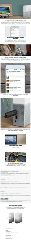 Acheter Disque Dur Western Digital My Cloud Home (WDBVXC0020HWT) Maroc
