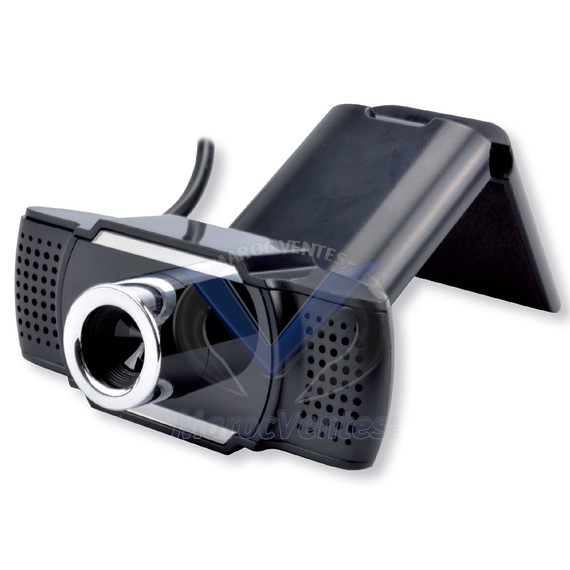 Webcam 720p - angle de vue 60° - microphone - USB WEB-HD