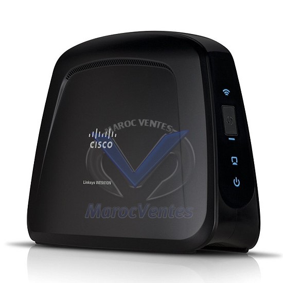 Pont Ethernet WiFi N Dual Band avec commutateur 4 ports Ethernet WES610N-EE