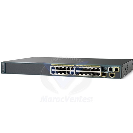 CISCO Catalyst 2960S 24 GigE PoE 370W, 2 x 10G SFP+ LAN Base WS-C2960S-24PD-L