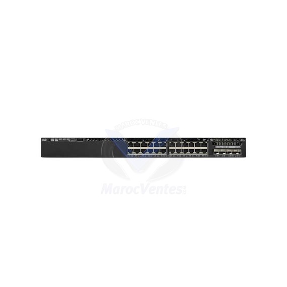 Switch Catalyst 3650 24 x 10/100/1000 + 2 x 10 Gigabit SFP+ Géré WS-C3650-24TD-S