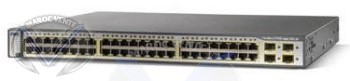 Switch Catalyst 3750 48 10/100 PoE + 4 SFP + IPS Image WS-C3750-48PS-E