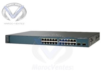 Switch Catalyst 3750V2 24 10/100 + 2 SFP Standard Image WS-C3750V2-24TS-S