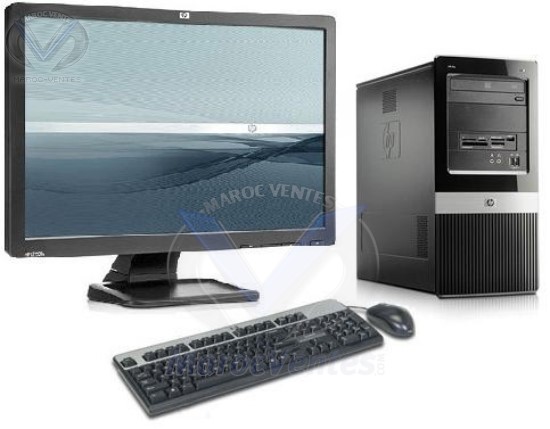 Pc Bureau P3120 MT Intel Dual Core E5500 , 320GB Serial ATA, Free Dos + Ecran 20" W WU228EA