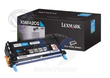 Cartouches toner cyan 4 000 pages pour Lexmark X560n/dn