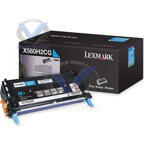 Lexmark X560 cartouche toner cyan haute capacitÚ (10K)-Lexmark X560 cartouche toner cyan haute capacitÚ (10K)