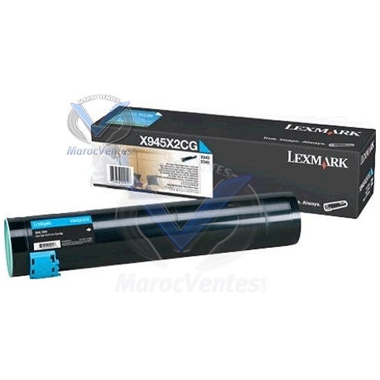 Cart. toner Cyan Hte capacitÚpour X940e et X945e 22000 p-Cart. toner Cyan Hte capacitÚpour X940e et X945e 22000 p