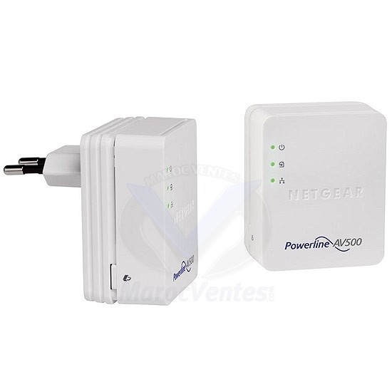 Pack de 2 adaptateurs CPL 500 Mbps Nano XAVB5201