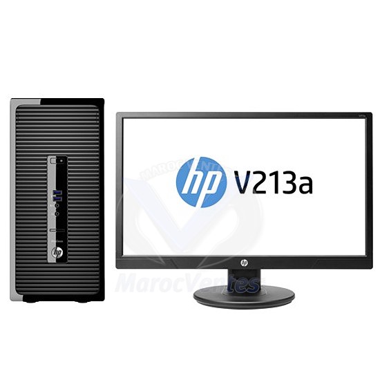Ordinateur de Bureau  400G3 MT i5-6500 4GB 500GB FreeDos + Ecran 20,7" Z2J82EA