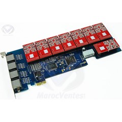 Card Asterisk support 16 analog lines with PCI Express 1