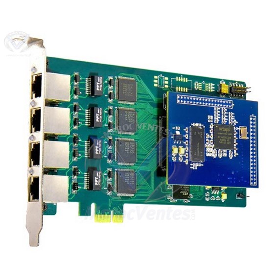 Carte E1 a deux avec Carte Echo Canceling port Pour Asterisk ISDN PRI Digital Interface Card ZD2PE-E
