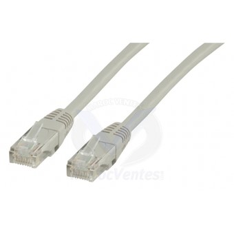 CORDON DE LIAISON 2RJ45 UTP CAT6 (3M) GRIS  ZIMA ZICR6U3G