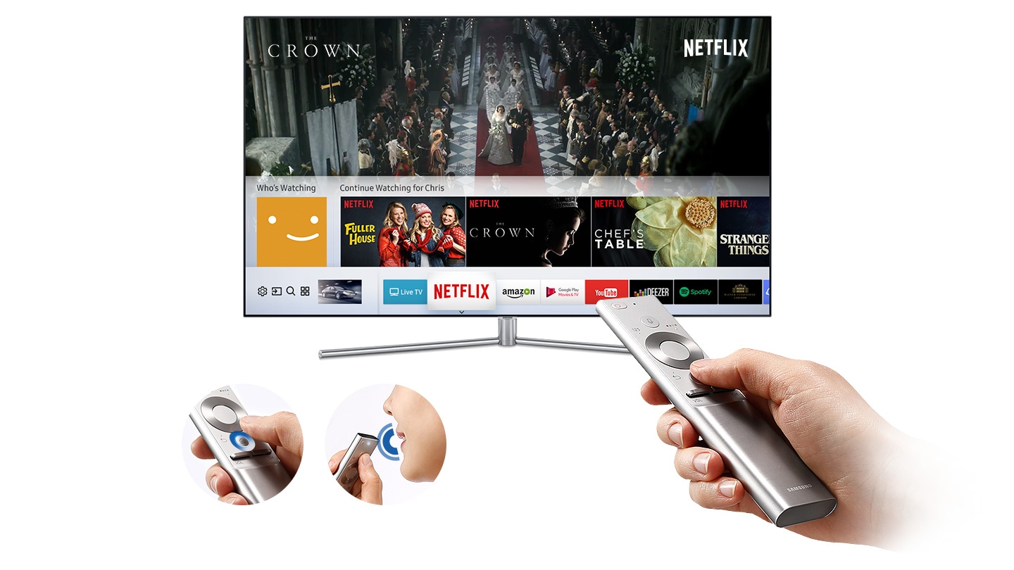 QLED TV Q7F une télécommande