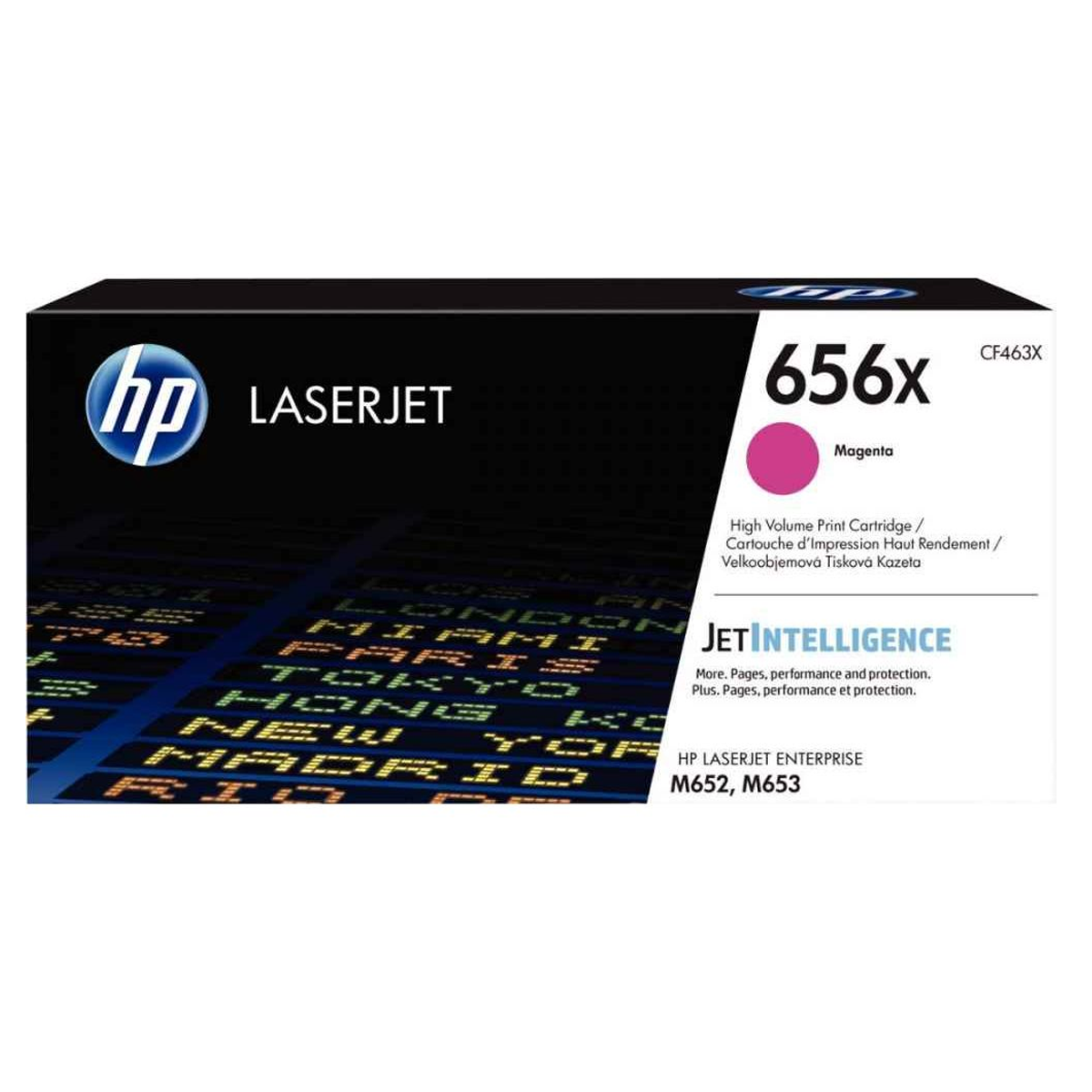 HP 656X Magenta LaserJet Toner Cartridge 22 Pages pour M653 séries CF463X
