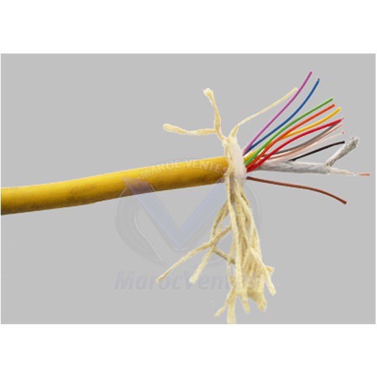 Cable video Cctv Camera + cable Alimentation camera bobine 200MT D1842