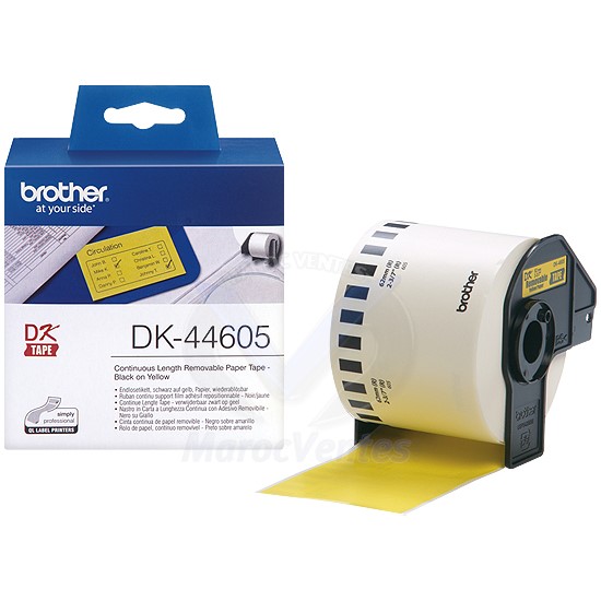 Ruban de Papier Continu Jaune DK-44605