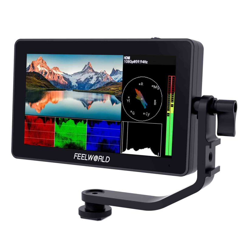 FEELWORLD F6 PLUS 5.5 POUCES PETIT ÉCRAN TACTILE 3D LUT CAMÉRA MONITEUR DE TERRAIN F6-PLUS