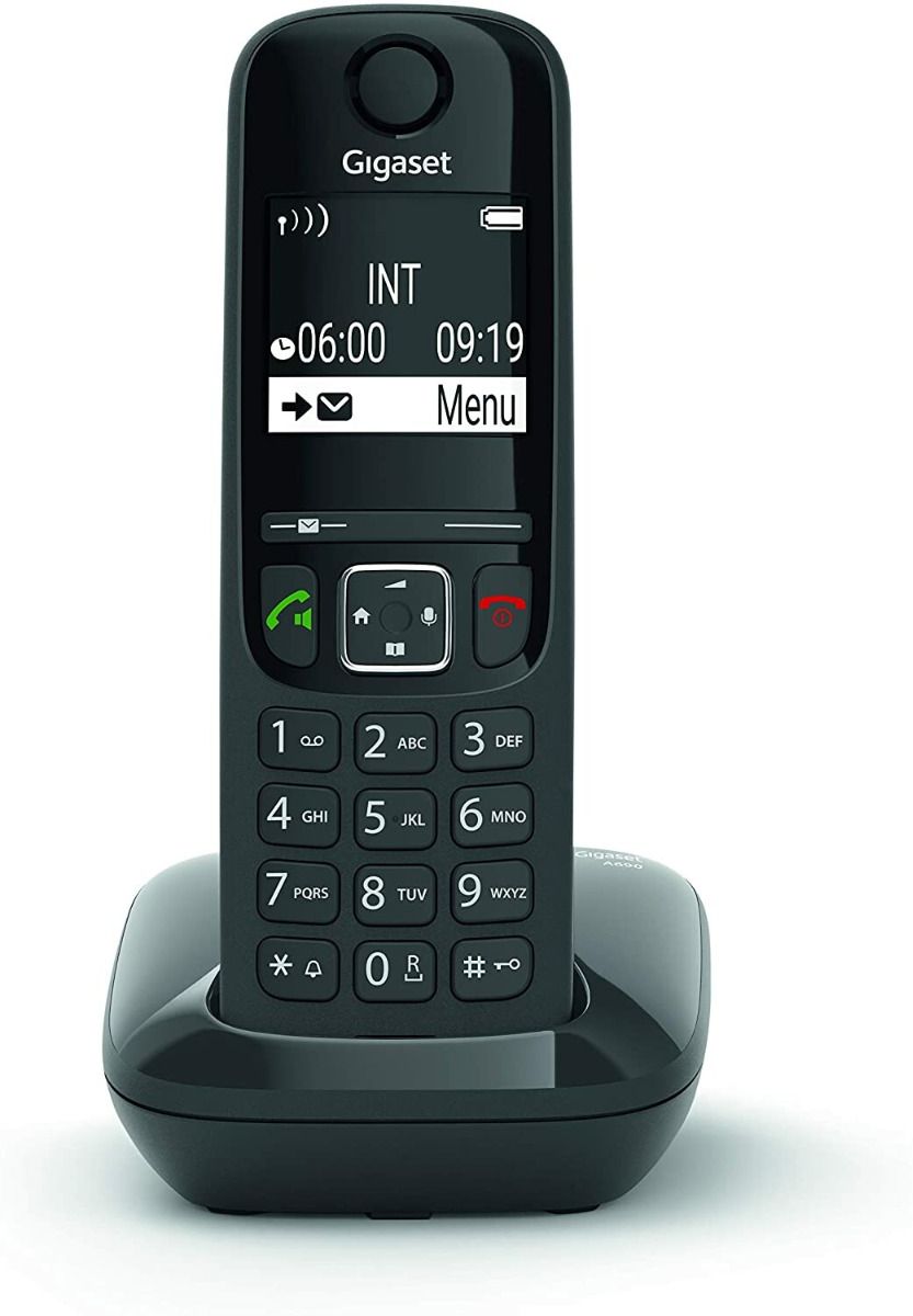 AS690 NOIR  téléphone sans fil DECT à la fois puissant et pratique. 4250366854557