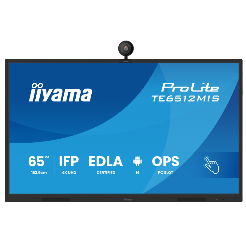 Écran Tactile Interactif 4K UHD 65" (163.9cm) Certifié Google EDLA TE6512MIS-B4AG
