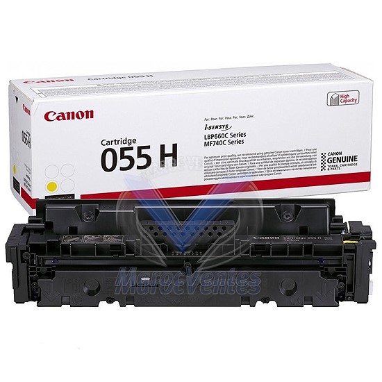 CANON  055H TONER CARTRIDGE JAUNE 3017C002AA