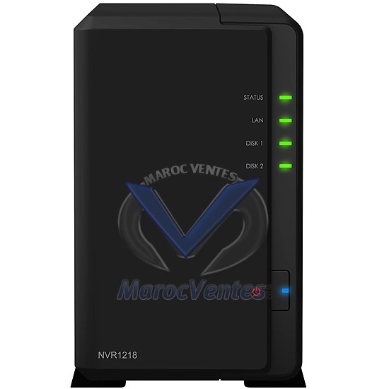 Enregistreur réseau de Vidéosurveillance tout en un sans PC 12 Canaux 20 To NVR1218