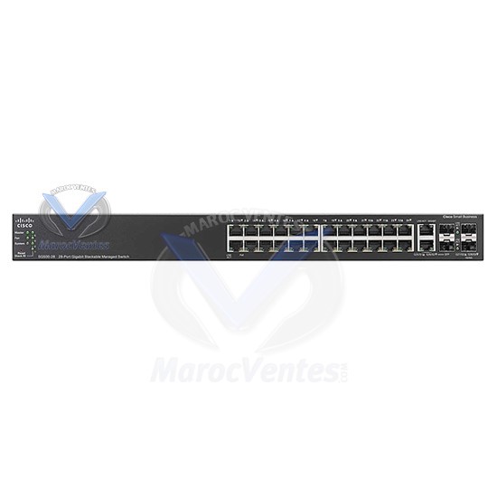 Small Business 500 Series Stackable Managed Switch SG500-28P-K9-G5