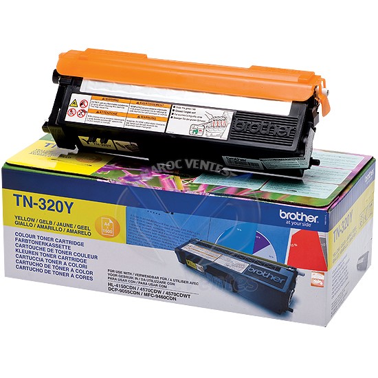 Cartouche Toner Jaune Imprime 1500 Pages TN-320Y