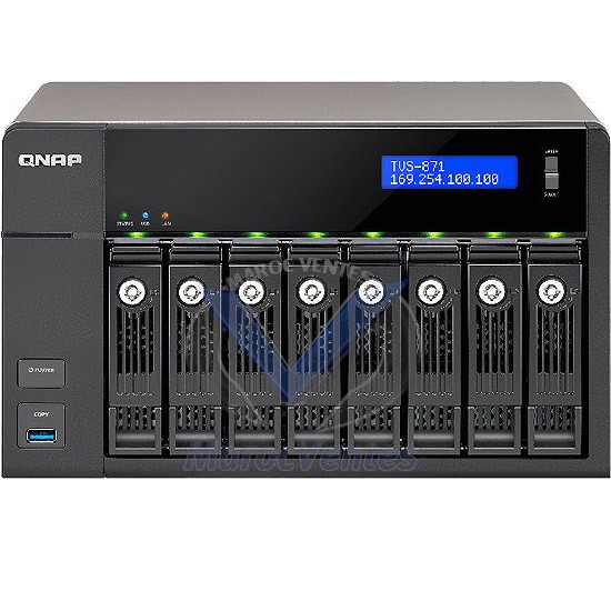Stockage NAS TVS-871-i5-8G  Performante pour les PME TVS-871